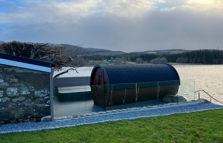 Sauna Barrel Ø2.2 x 4 m Thermo wood