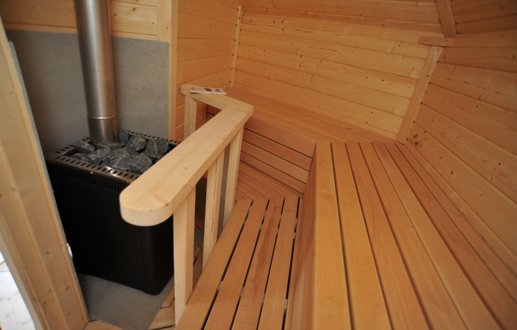 Sauna Cabin 9.2 m² with Changing Room Inside