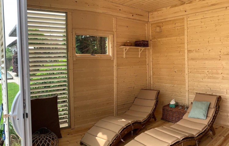 Sauna Cube 3 x 5 With Changing room