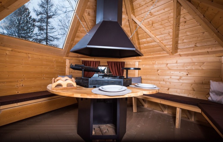 grill cabin 9.2 wit tempered glass window roof panel