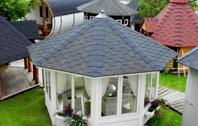 Wooden pavilion