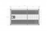 Without terrace, 1.5 m length changing room and 2.18 m length sauna room (10 m3)
