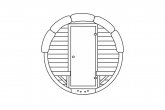 Tempered glass front door