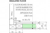 Grill Cabin insulated floor