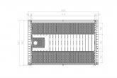 Layout of Sauna Barrel Without the terrace,