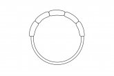 Full glass back wall.  Available for Ø1.9 m and Ø 2.2 m Sauna Barrels