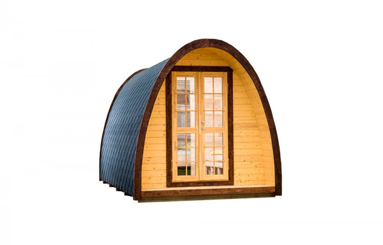 Camping pod 2.4 x 4.8 from spruce